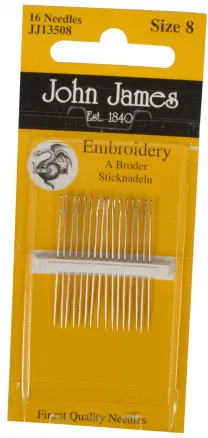 John James Sticknadeln Nr. 8 - 16 Stk.
