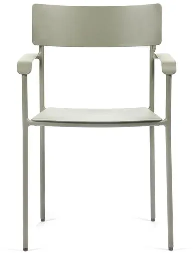 Serax August Gartenstuhl mit Armlehne S Eucalyptus Green