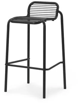 Normann Copenhagen Vig Barhocker H75 cm Schwarz