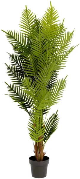 Palmera, Kunstpflanze, grün/schwarz, H150x70x70 cm