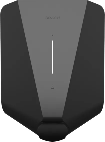 Easee LITE-Ladebox 11 kW mit kWh-Zähler, Typ 2, WiFi und 4G, Schwarz