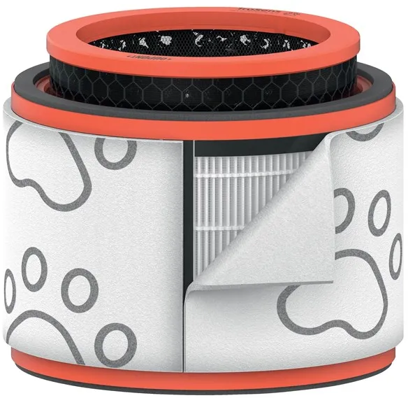 Leitz Haustier 3-in-1 HEPA Trommelfilter für TruSens Z-2000/Z-2500 Medium Luftreiniger