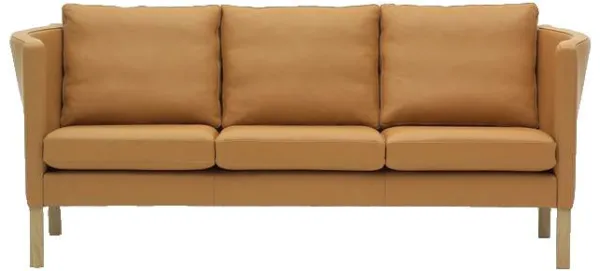 Nielaus AV59 Ledersofa - 3 Personen.