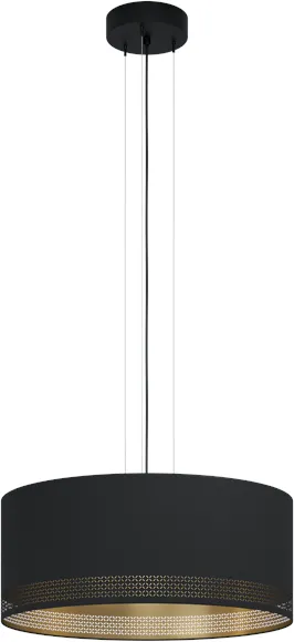 EGLO ESTEPERRA Hängelampe schwarz