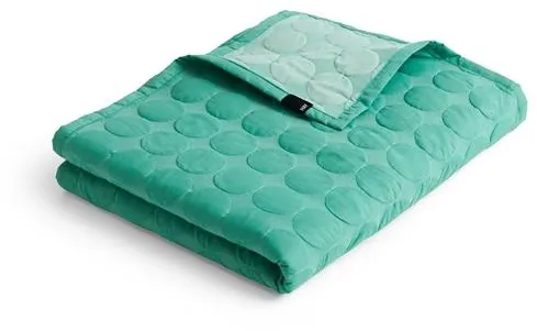 HAY Mega Dot Organic Tagesdecke 235x245 Sea Green
