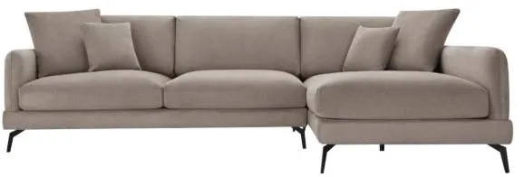 Furnhouse Maggie rechtsgerichtetes Stoff hellbraun 293x165x98cm