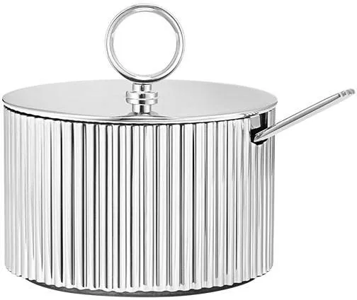 Georg Jensen Bernadotte Zuckerschale mit Löffel