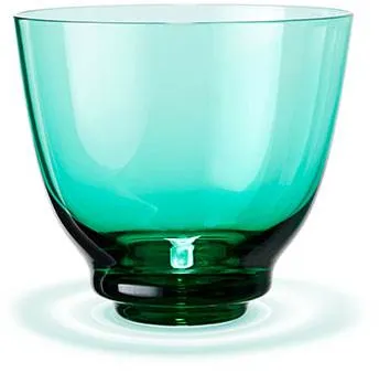 Holmegaard Flow Wasserglas 35 cl - Smaragdgrün